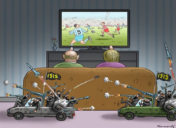 Irancartoon Marian Kamensky Switzerland Best Political Cartoon 2014 